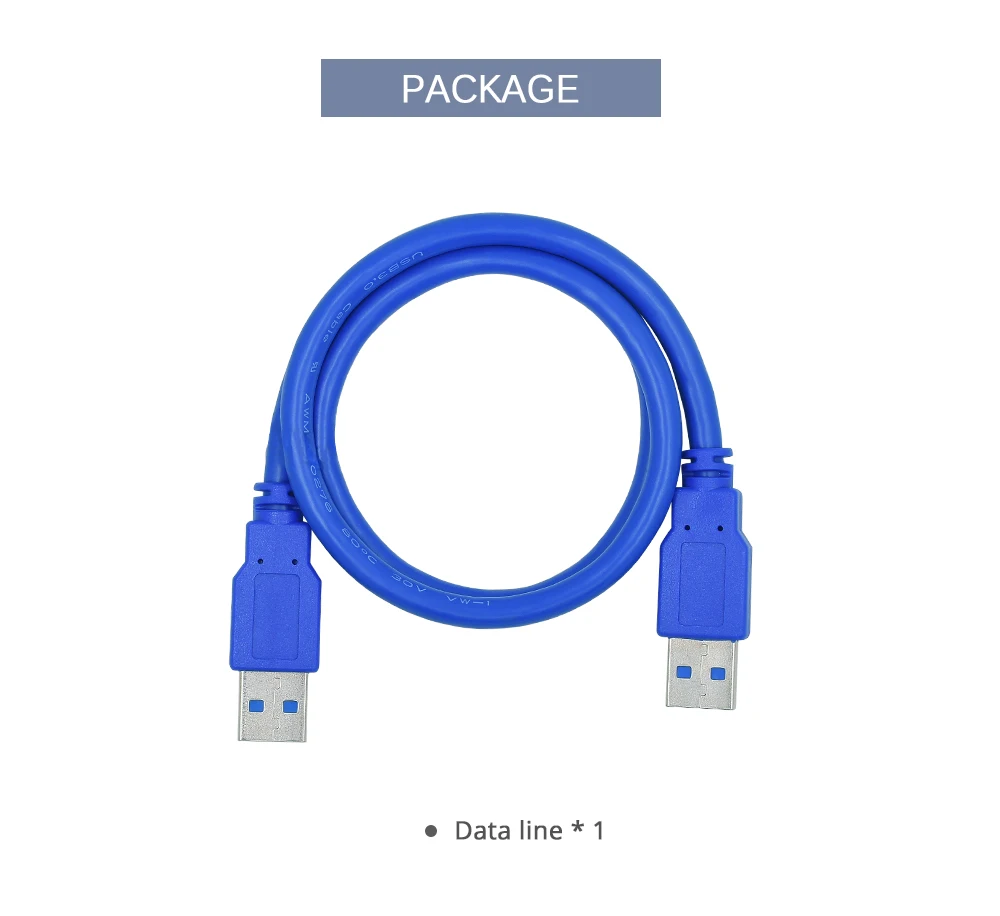 TISHRIC USB-USB кабель-удлинитель USB 3,0 тип A папа-тип A папа для жесткого диска радиатора компьютера супер скорость 60 см