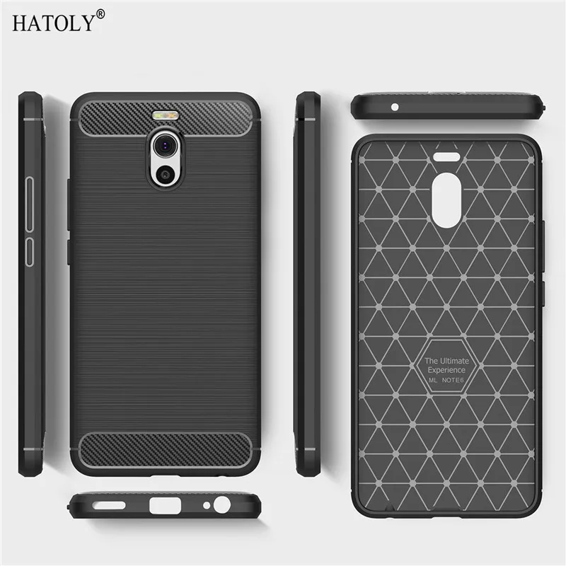 Чехол hatoly Meizu M6 Note чехол в деловом стиле силиконовый резиновый для телефона Meilan 6 |