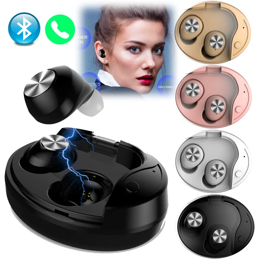 Беспроводная Bluetooth гарнитура True Mini Twins 5 0 спортивные наушники вкладыши с