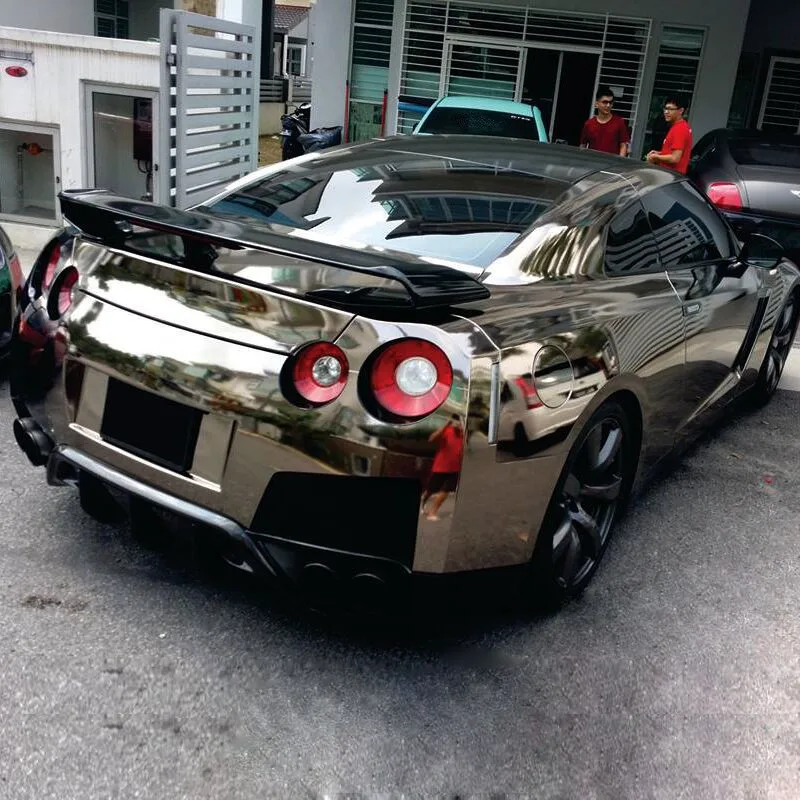 152cm x 50cm Multi-color Chrome Stretchable Auto-car Vinyl Wrap Sticker Air Release Self-adhesive Protect Vehicle Modification |