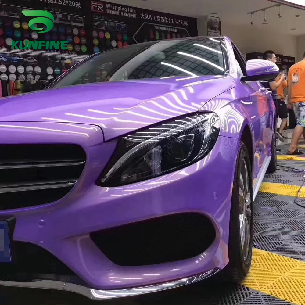 Виниловая пленка Dream для стайлинга автомобиля золотистая фиолетовая кузова