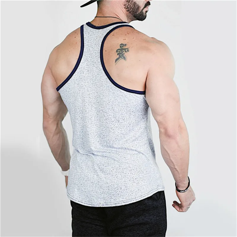 GYMLOCKER Летний Новый мужской топ на бретелях Повседневный Бодибилдинг Фитнес без