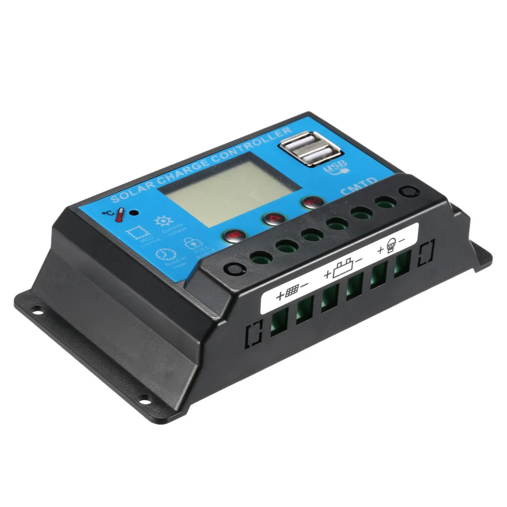 Контроллер заряда солнечной батареи с ЖК дисплеем 20 А 12 6 в|regulator 24|regulator solarcontrol code |