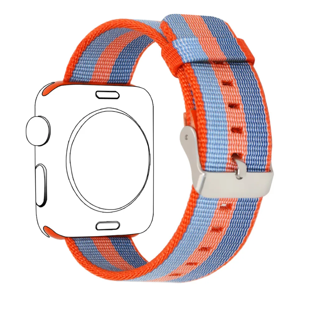 Ремешок nato для apple watch band apple watch 5 4 3 2 1 44 мм/40 мм 42 мм 38 мм iWatch ремешок для часов тканый нейлоновый браслет blet