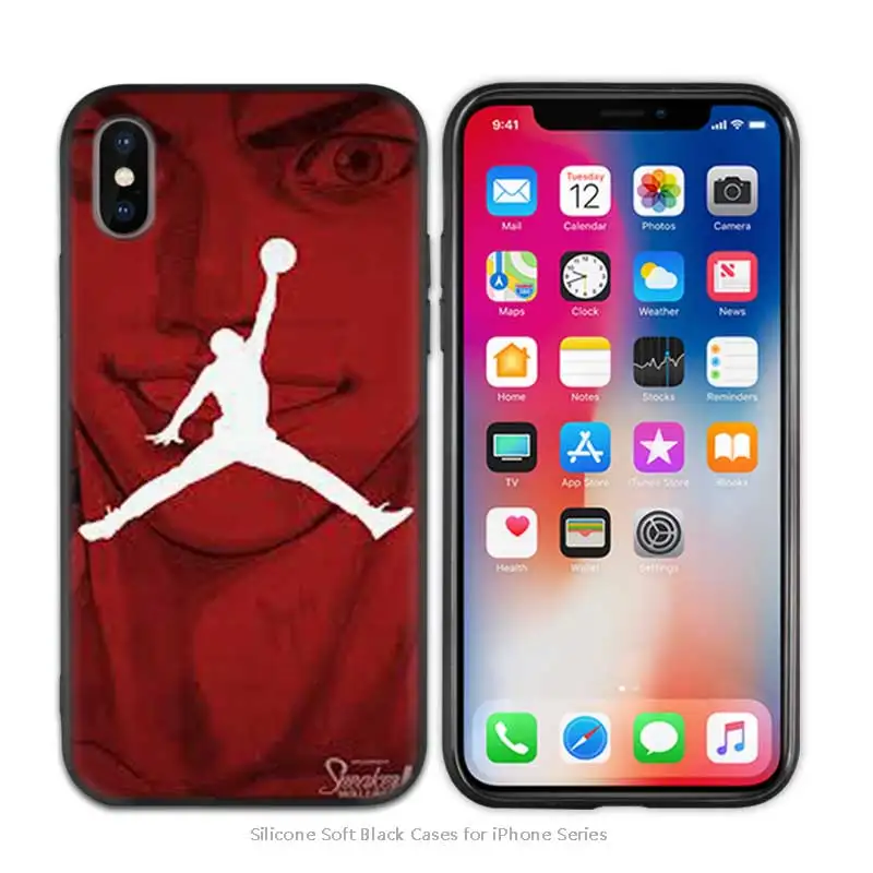 A023 Slam dank противоударный силиконовый чехол для iPhone X XS XR XS 11 11Pro Max 7 8 6S 5 5S 5C SE Plus Fundas Capa Phone Shell - Цвет: A023