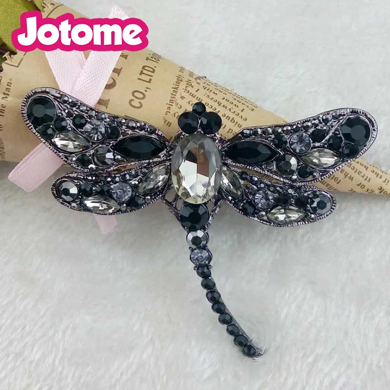 Акция модные ювелирные изделия винтажная Хрустальная стрекоза стразы