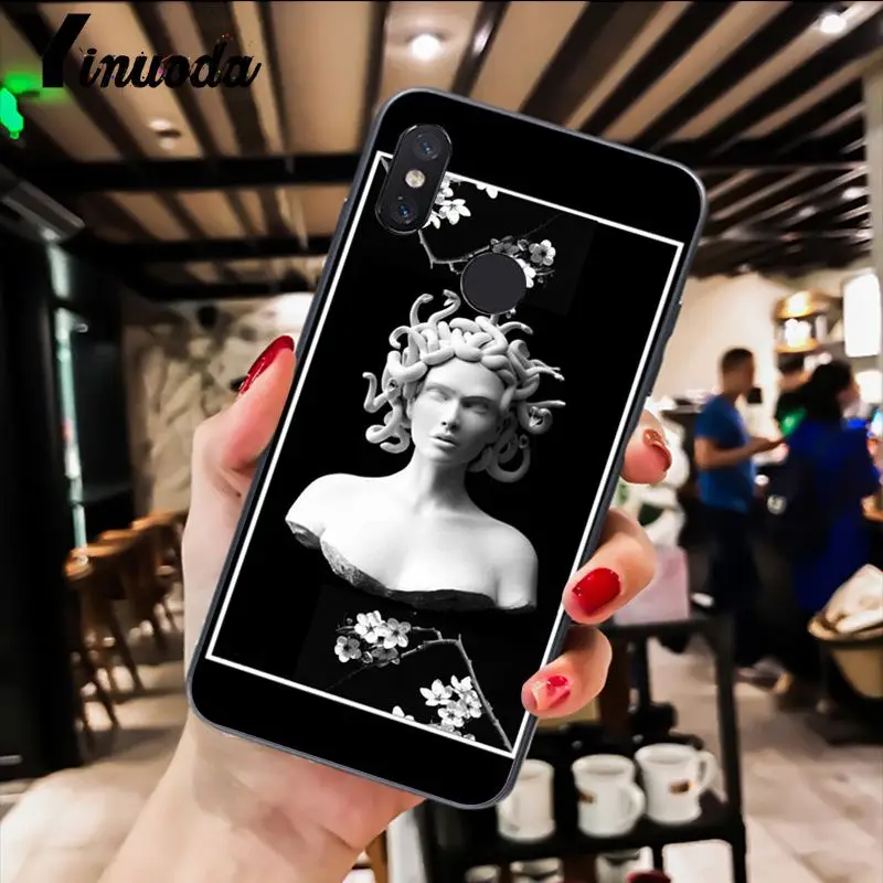 Yinuoda Винтаж штукатурка статуя Давида художественный чехол для телефона с