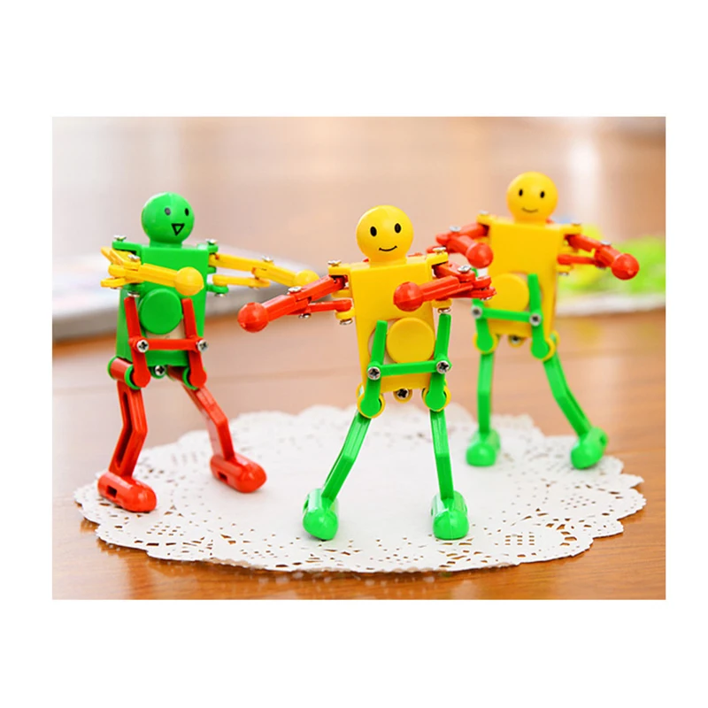 Дети ветра до Танцы робот игрушка мини-забавный рисунок Дизайн заводные игрушки