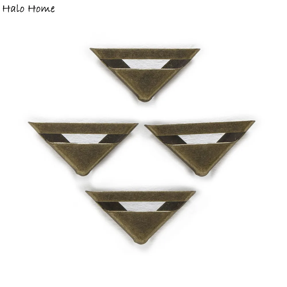 50 шт античная бронза покрытием полый книга Скрапбукинг защитные металлические