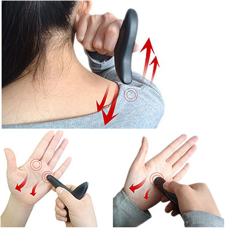 Newest Body Massage Stone Natural Needle Foot Shoulder Back Massager Tool Promotion | Красота и здоровье