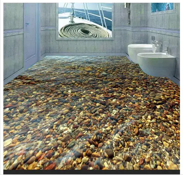 3D обои на заказ 3d Настенные обои красота 3 d cobble пол Декор для плитки ПВХ обои Декорации для комнаты