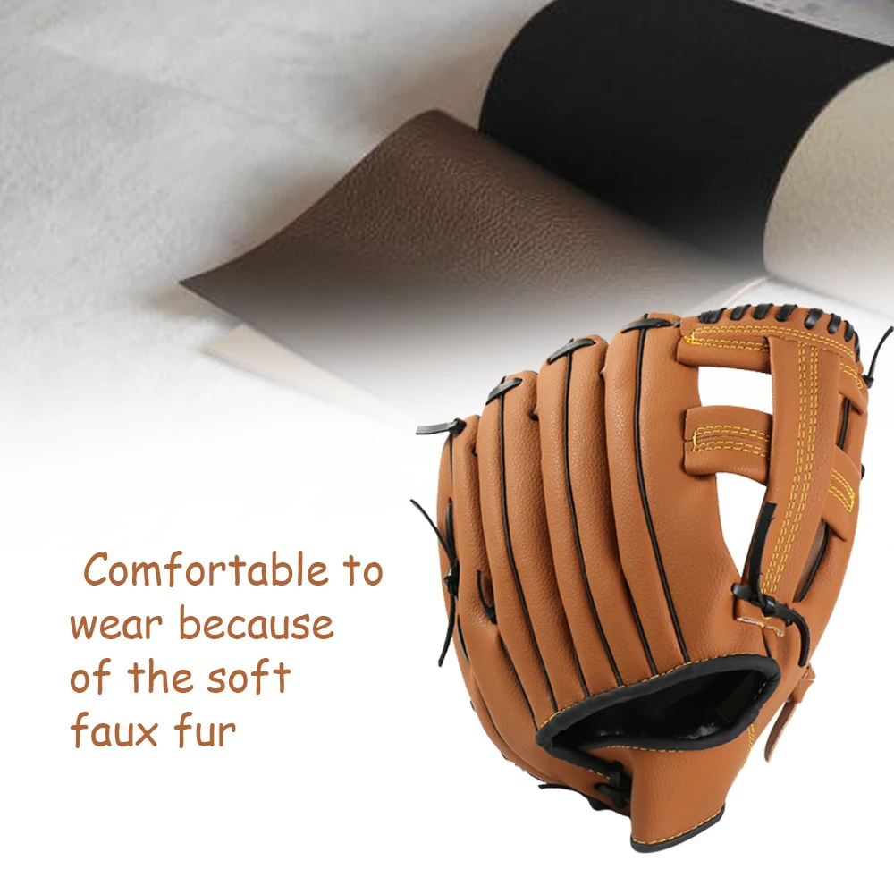Инфилд кувшин левая рука бейсбольные перчатки Кожа Спорт на открытом воздухе