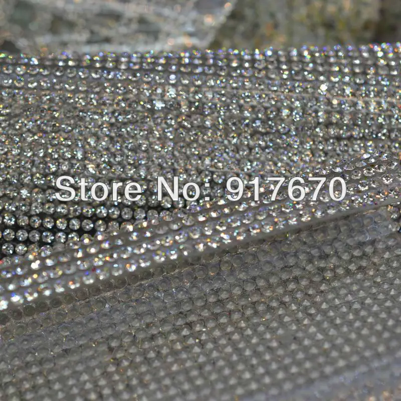 Прозрачная окантовка из страз высокого качества без металлических 40*24 см | Дом и