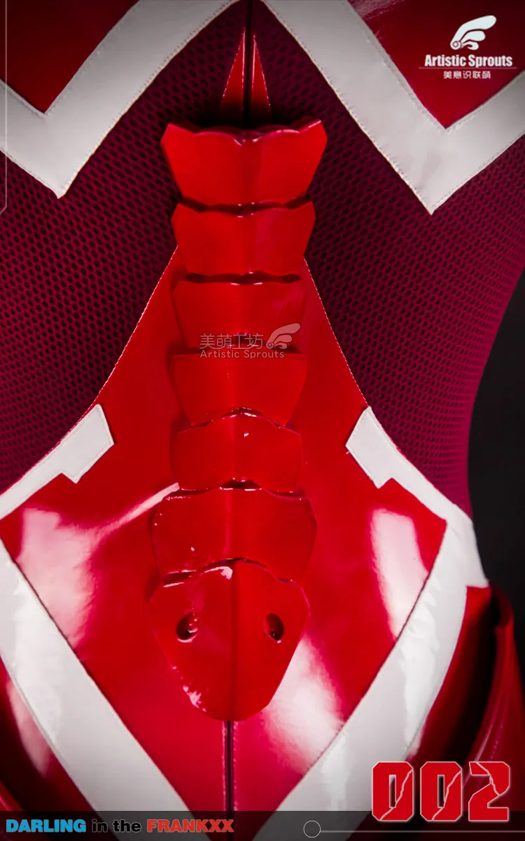 02 DARLING in the FRANXX Аниме Косплей Zero Two Косплей Костюм консоль костюм для вождения комбинезон полный набор Лис