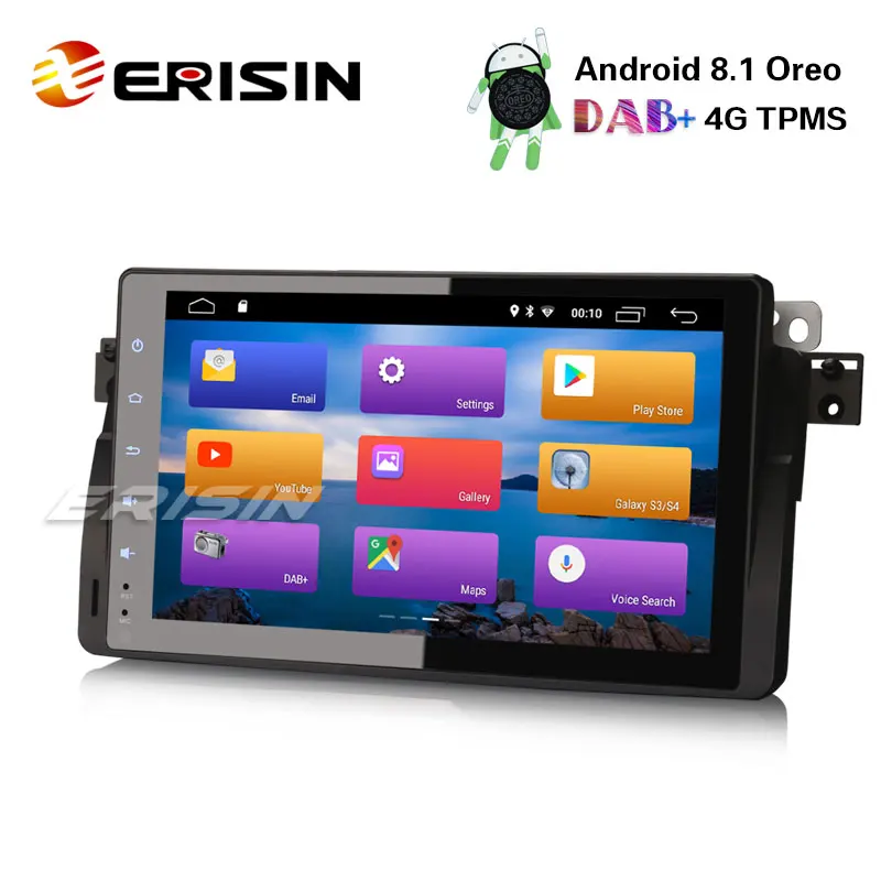 Erisin ES2896B 9 &quotНовый Android 8 1 автомобильный стерео Системы gps DAB + 4 г без DVD для BMW E46 M3 Rover