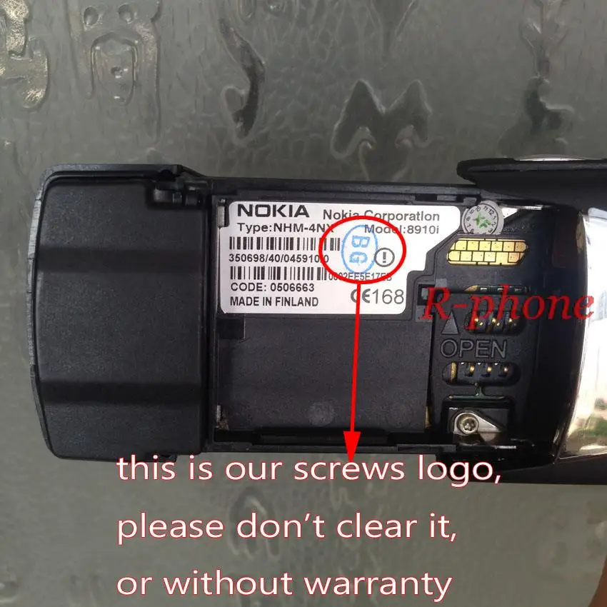 Восстановленный NOKIA 8910i титан мобильный телефон GSM DualBand разблокированный Repaitned корпус английская клавиатура