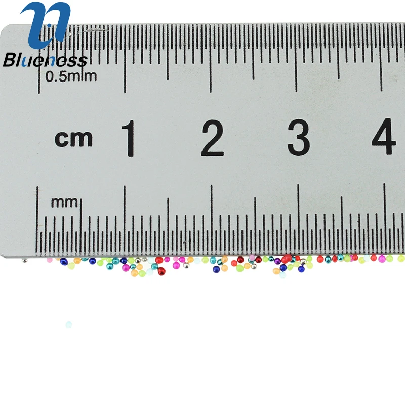стразы для ногтей маникюр дизайн наклейки на ногти 12 Цвет Металлические Бусины