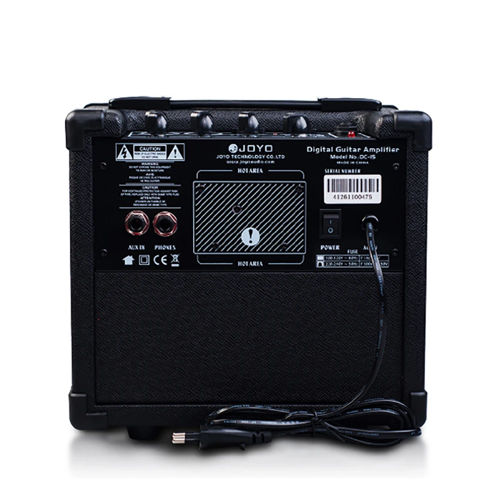 JOYO DC-15 акустический Электрический усилитель бас гитара мульти эффекты стерео динамик цифровой регулятор громкости усилитель аксессуары для гитары
