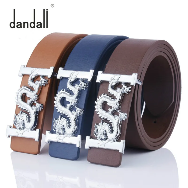 Сплошной цвет PU сплав гладкая Автоматическая пряжка дизайнерские мужские s ремни