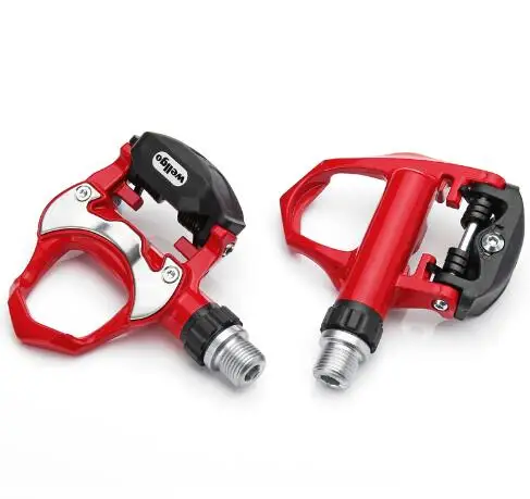 Wellgo R302 Aluminum Alloy Road Bike MTB Bicycle Pedals Self-locking Pedal Ultralight 270g/pair 3 colors | Спорт и развлечения