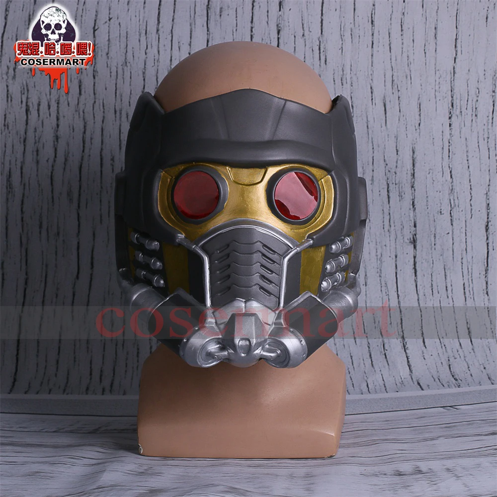 Шлем стражи Галактики латексный шлем Питера Квилла для косплея маска Хэллоуина