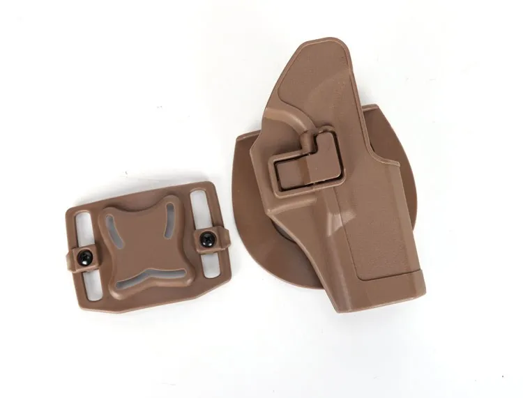 Tan Тактическая кобура весло пистолет пояс пистолет кобура для Glock 17 19 22 23 31 32 Кобура Правая рука - Цвет: Tan