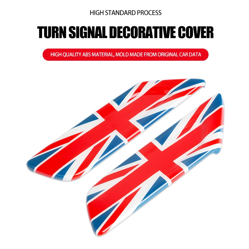 Автомобильная наклейка Union Jack декоративный чехол для поворотника крыла Mini Cooper