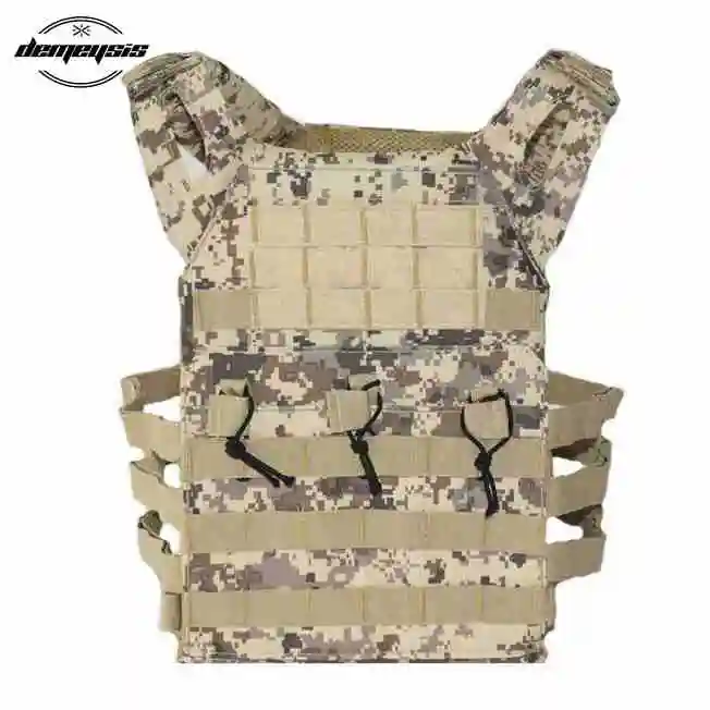 desert digital Adjustable J P C Molle Tactical Vest Plate Carrier Military Airsoft Shooting Vests Hunting CS Waistcoat Wargame Paintball Vest - Color: desert digital