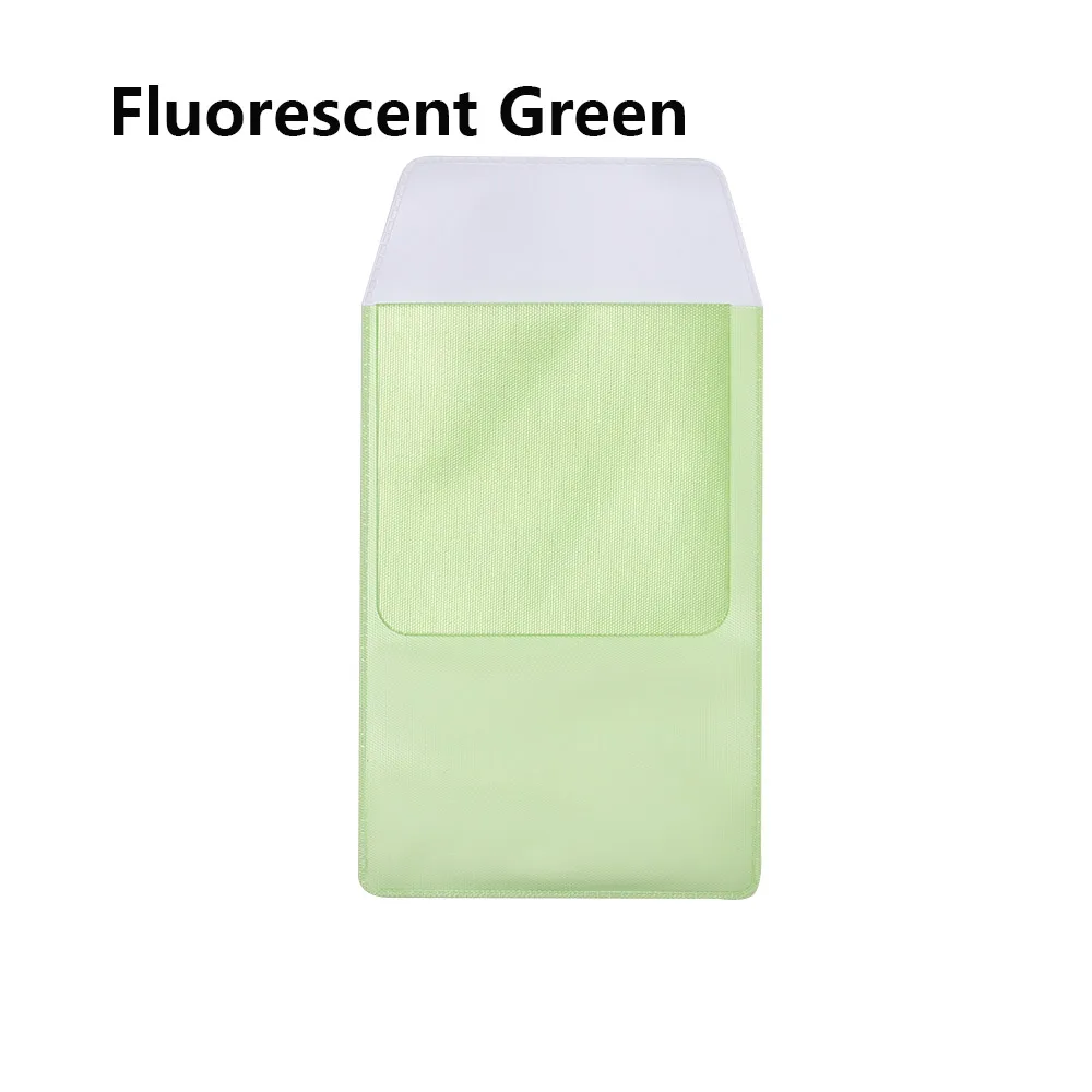 fluorescent green 2 шт много цветов стиль карманная Ручка протектор держатель герметичный пенал для карандашей медсестры ручка мешочек для больницы, для школы офисные принадлежности - Цвет: fluorescent green
