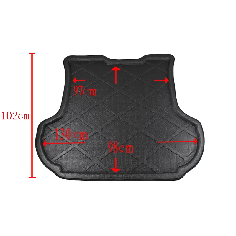 Коврик для багажника Hsanzeo задний коврик напольный ковер Mitsubishi Outlander 2nd Gen.MK II 2007 2012