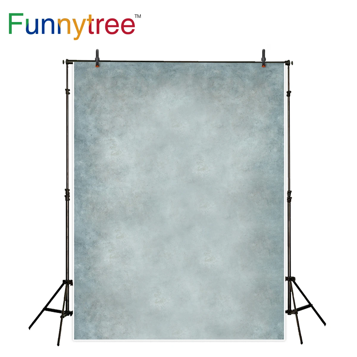 Фотофон Funnytree серый чистый цвет Портрет гранж старый мастер фон для фотосъемки