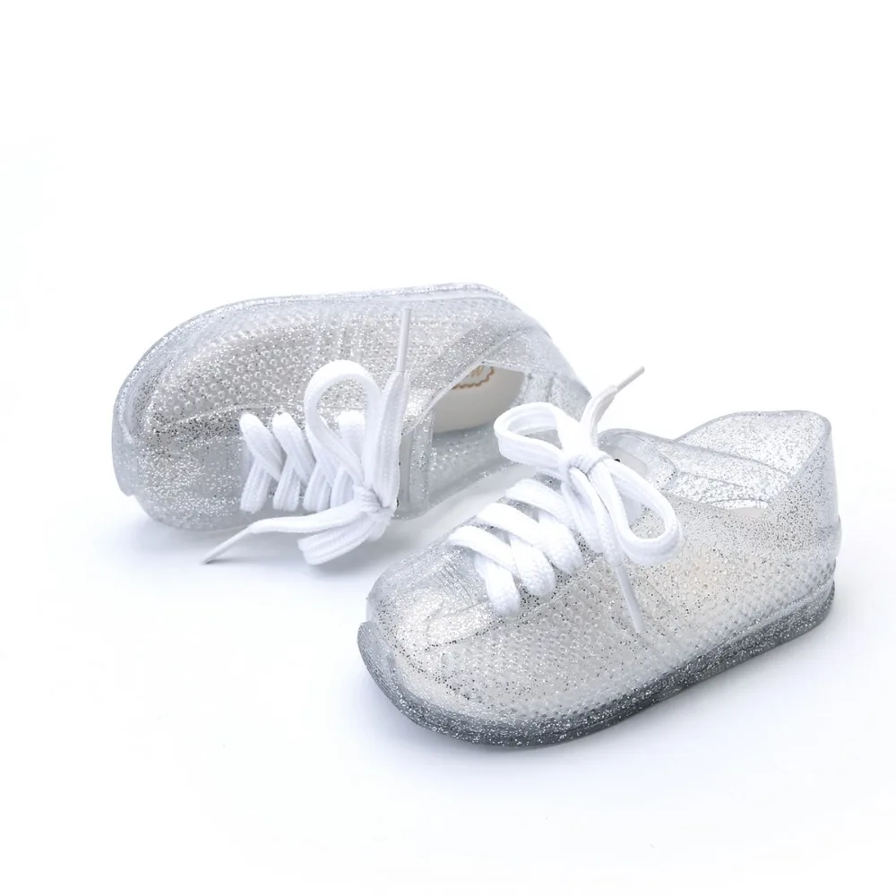 Обувь Melissa для мальчиков и девочек спортивные сандалии со шнурками Новинка 2019