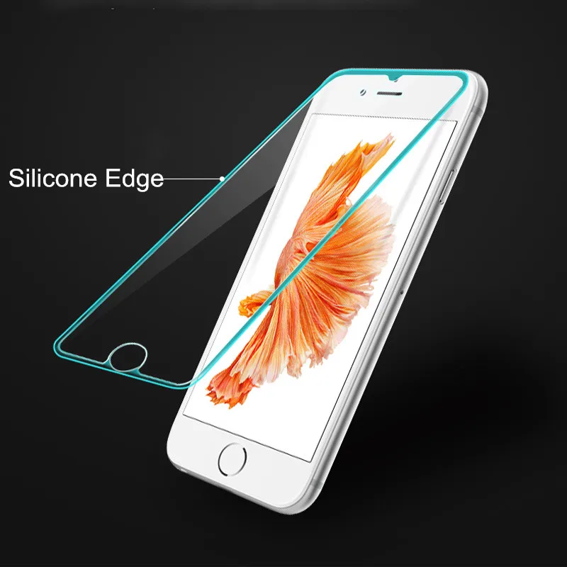 3D полное покрытие мягкий силиконовый Край Закаленное стекло для iPhone 6 6s 7 8 плюс экран протектор стекло защитная пленка