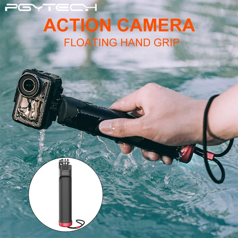 PGYTECH DJI OSMO экшн/Карманная селфи палка ручки для Go pro Hero 7 6 5/Insta360 one x/Xiao yi аксессуары