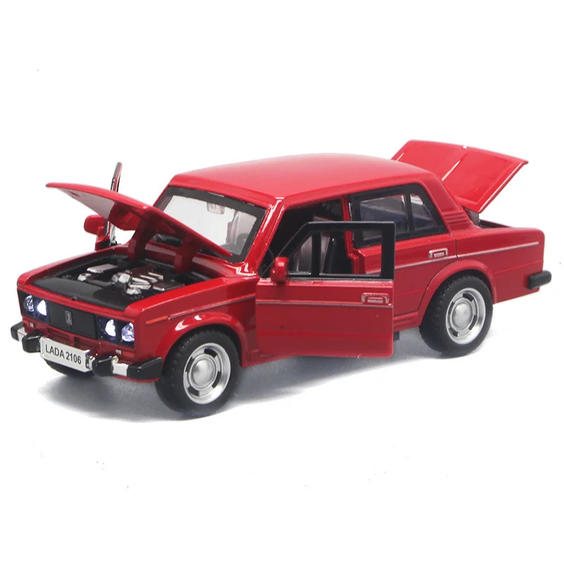 Русский автомобиль LADA 1/32 из сплава 2106 классический литая металлическая задняя