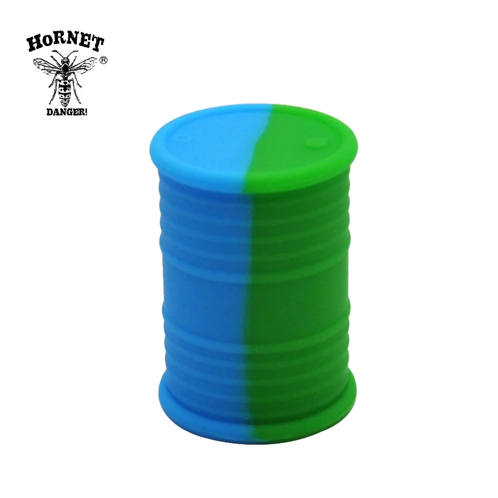 HORNET Oil Barrel Shape Wax Jar 16 ML Volume FDA Silicone Container Big Nice Barral Portable Size | Дом и сад