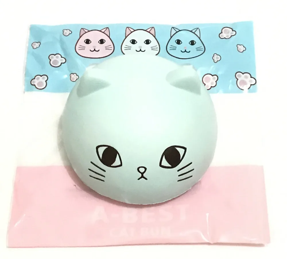 Abest jumbo cat bun мягкая и медленно поднимающаяся ароматизированный мягкий торт хлеб брелок Коллекция детских игрушек сувенир