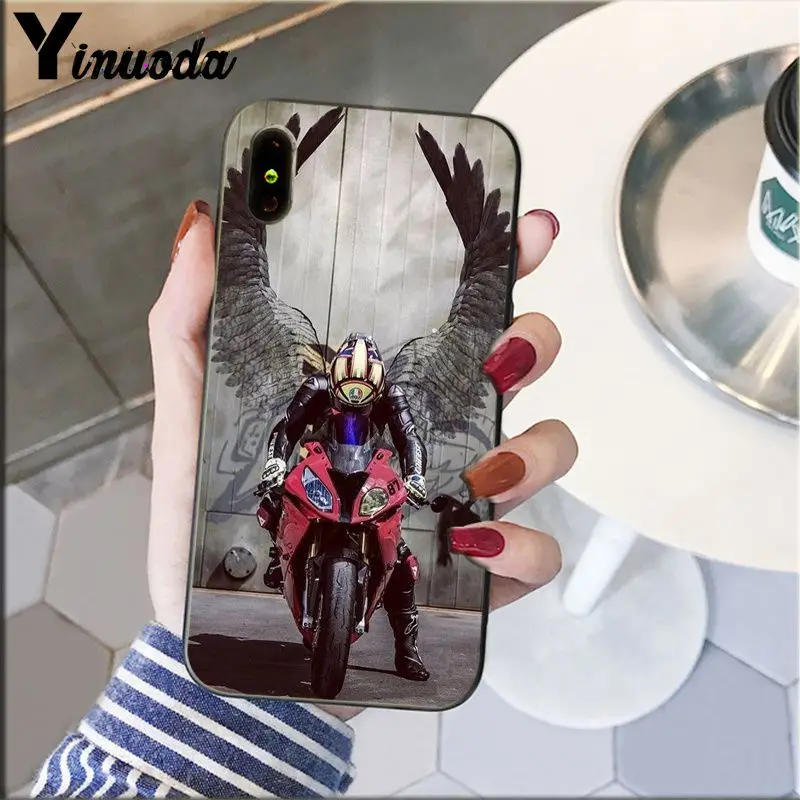 A10 Yinuoda moto Cross moto rcycle спортивный чехол для телефона Fundas чехол для iPhone X XS MAX 6 6S 7 7plus 8 8Plus 5 5S XR - Цвет: A10