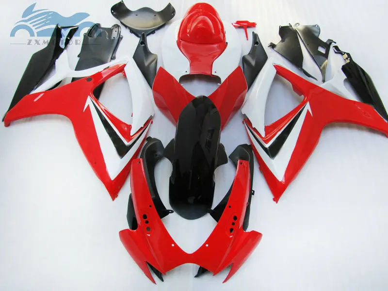 100% fit Injection обтекатель наборы для Suzuki GSXR 600 06 07 K6 750 racing обтекатели комплект 2006 2007