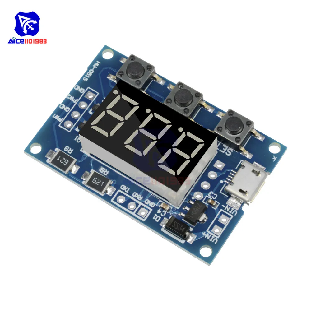 Микро USB 2 канальный независимый генератор PWM цифровой светодиодный модуль