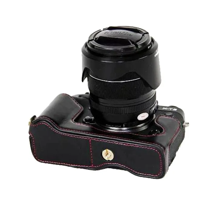 Чехол из искусственной кожи для камеры, полусумка для FujiFilm XT2 XT3 FUJI X-T2 X-T3, профессиональная Нижняя крышка