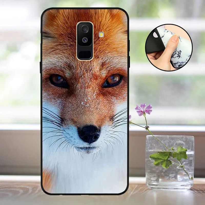 Мягкий A600 A605F чехол для Funda samsung A6 чехол силиконовый матовый задний Чехол для Capas samsung Galaxy A6 Plus чехол бампер - Цвет: HSH