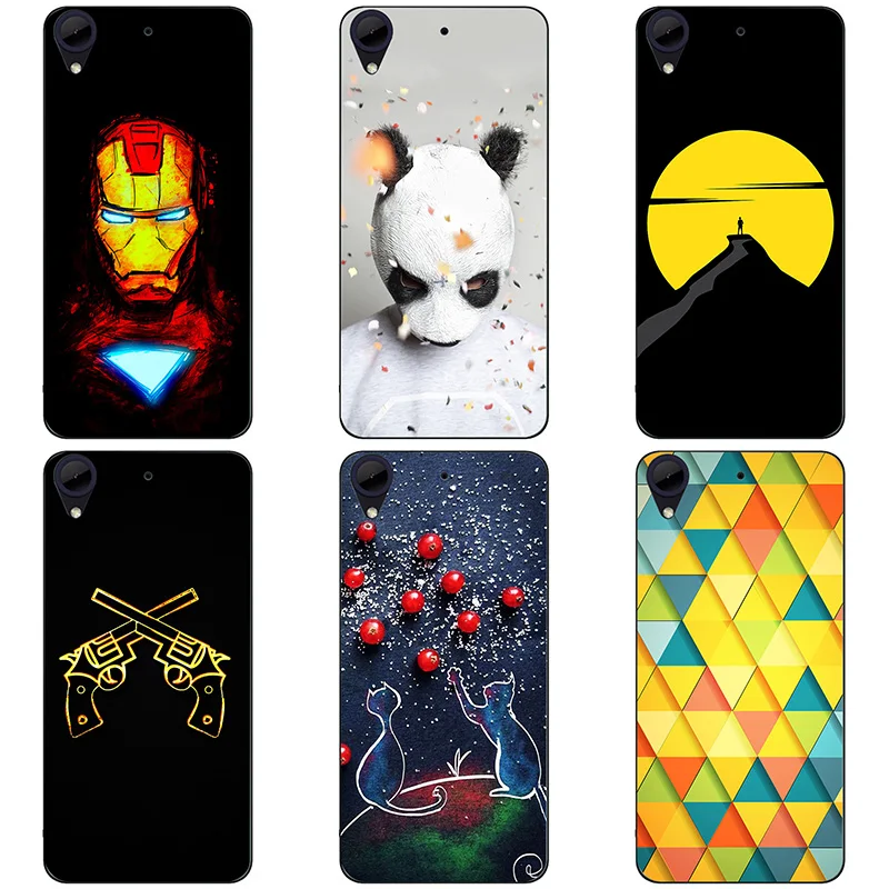 For HTC Desire 650 Case Hard Plastic Back Cover Cases Painting Abstract Patterned Shell Skin |