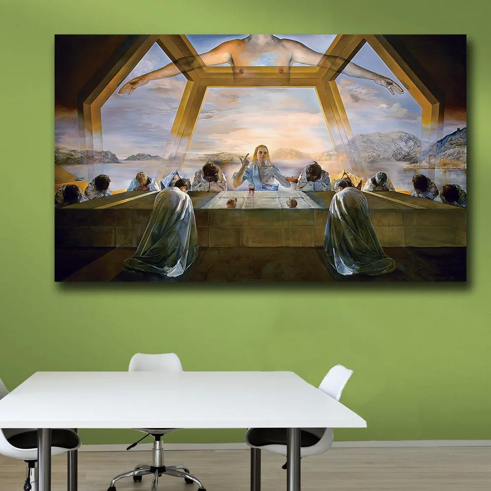 Salvador-dali-Таинство Тайной вечери Декор для дома на холсте Современная Настенная живопись на холсте
