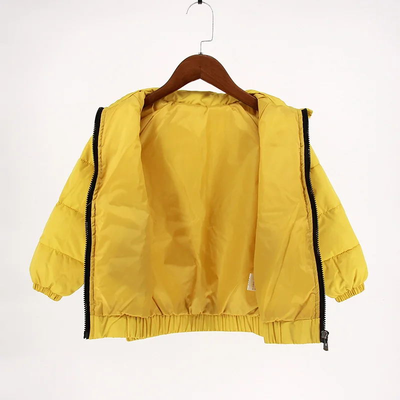 Abreeze/осень зима детские пуховики и парки новая теплая верхняя одежда желтого