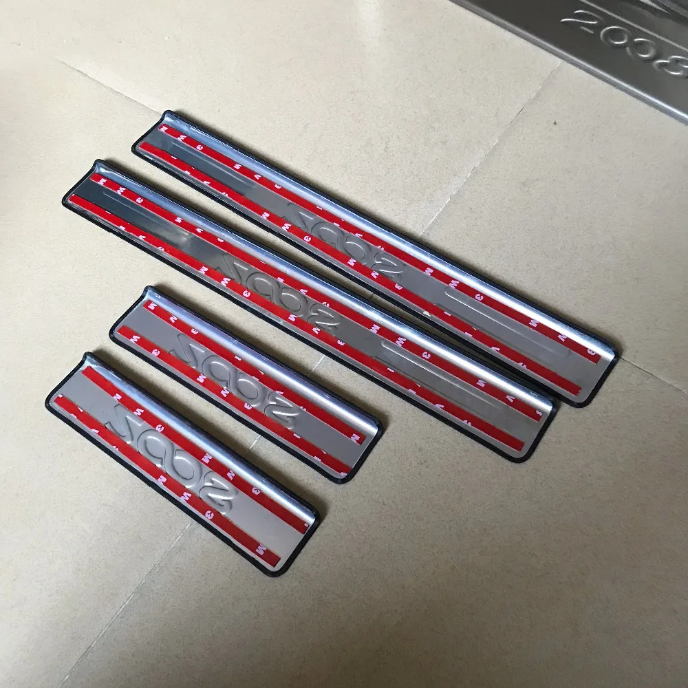 DEE аксессуары ультратонкая Накладка на порог из нержавеющей стали для 2010 2011 2012 2013