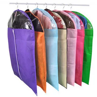 

Candy color suit dust cover transparent window clothes dust cover