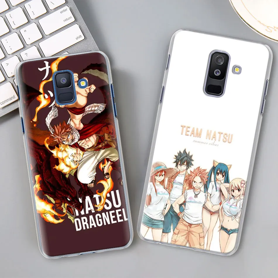 Аниме Манга Fairy Tail чехол КРЫШКА ДЛЯ samsung Galaxy A30 A40 A50 A70 A6 A8 плюс A7 A9 M30 чехол для телефона Coque