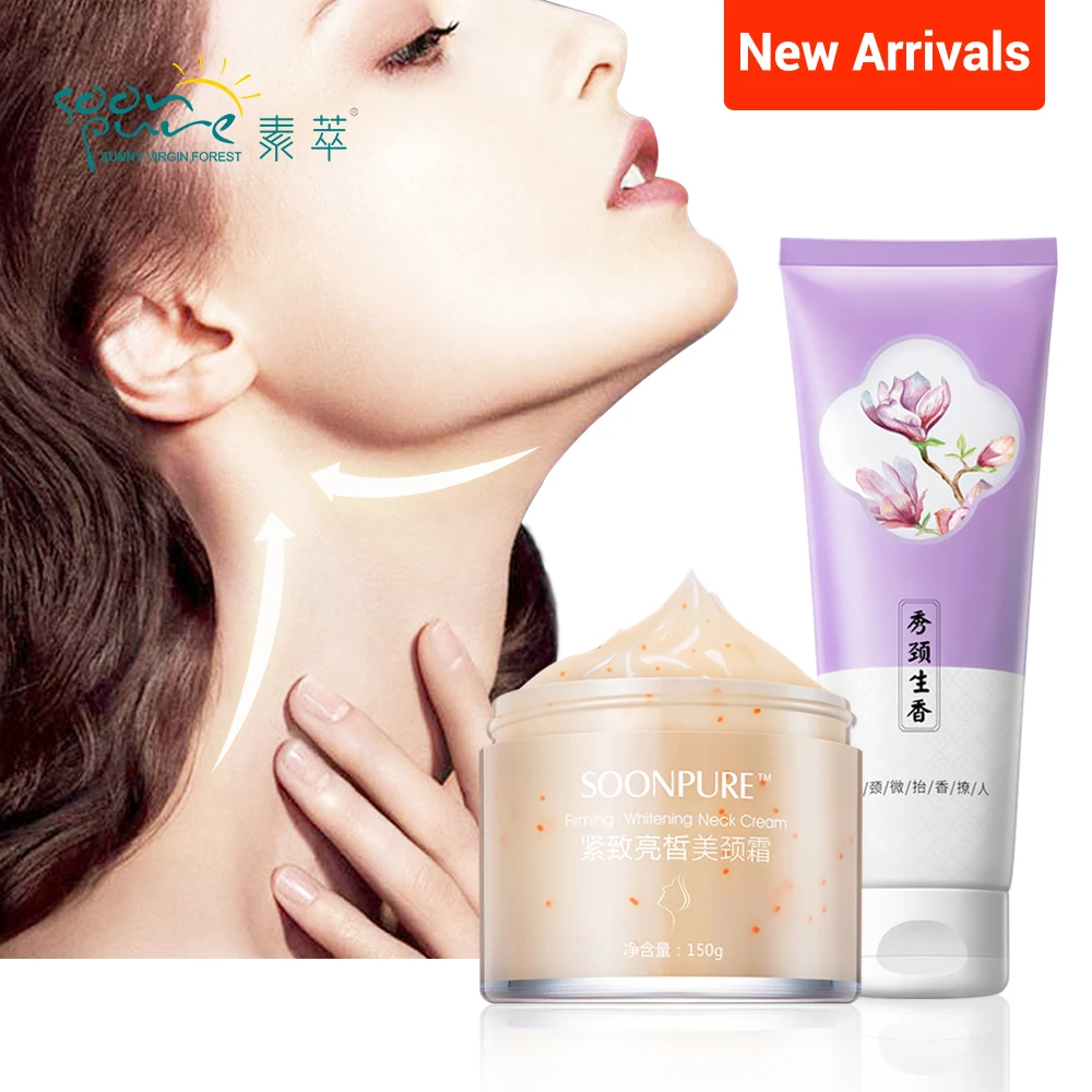 Крем для макияжа soonpure укрепляющая маска шеи + крем против морщин