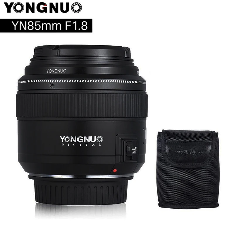 YONGNUO 85 мм f1.8 Prime объектив полная оправа AF MF бленда Mannual Стандартный фиксированный